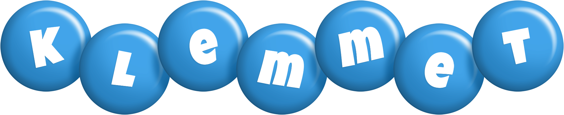 Klemmet candy-blue logo
