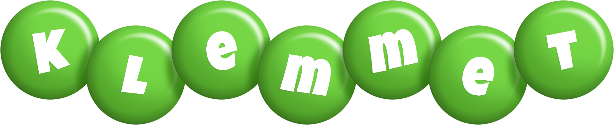 Klemmet candy-green logo