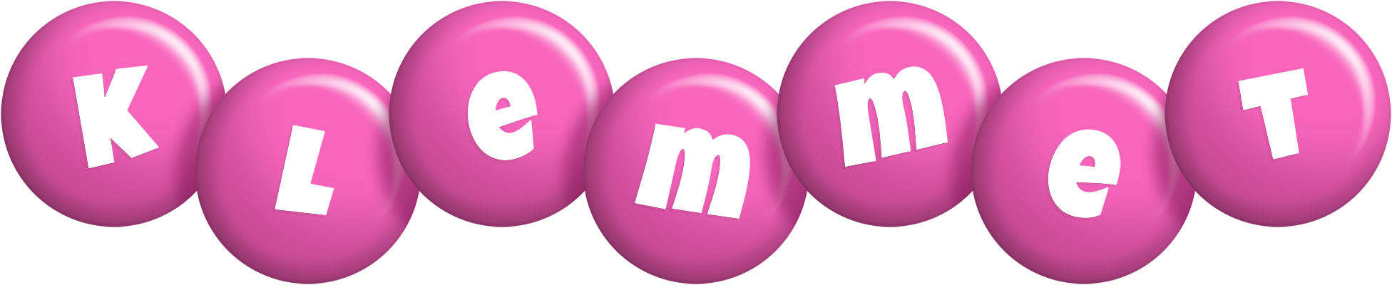 Klemmet candy-pink logo