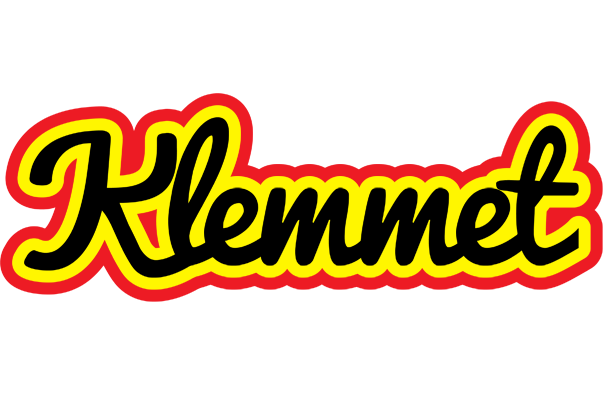Klemmet flaming logo