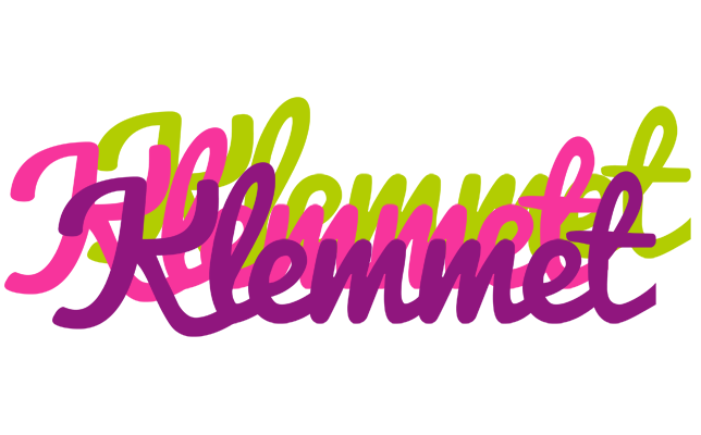 Klemmet flowers logo