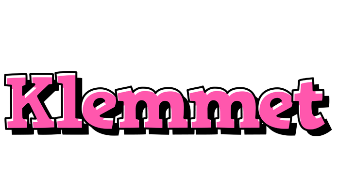 Klemmet girlish logo