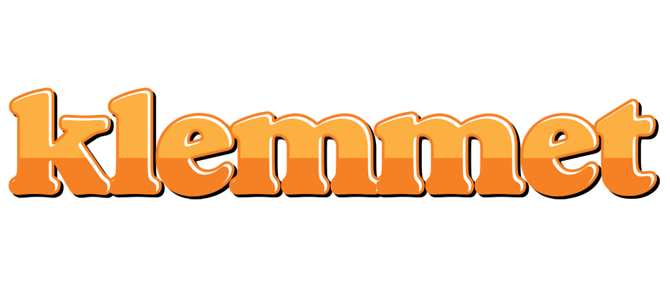 Klemmet orange logo