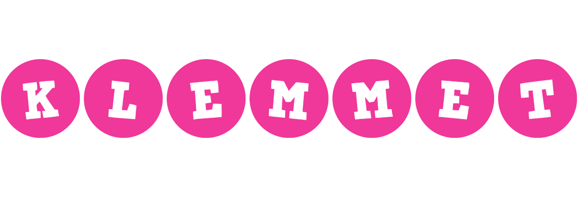 Klemmet poker logo