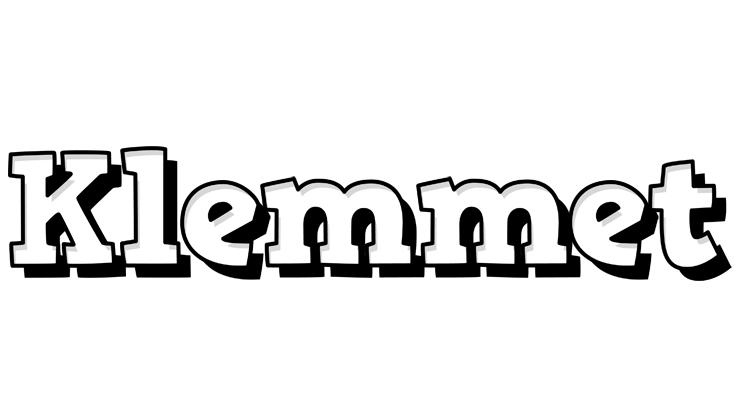 Klemmet snowing logo