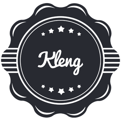 Kleng badge logo