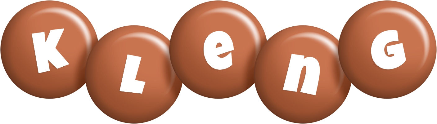 Kleng candy-brown logo