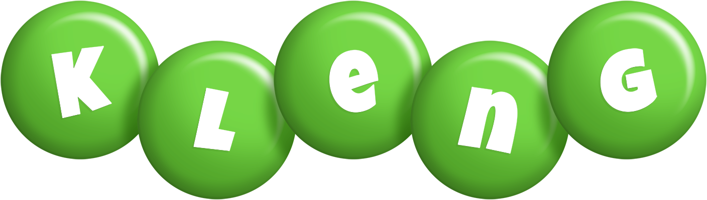 Kleng candy-green logo