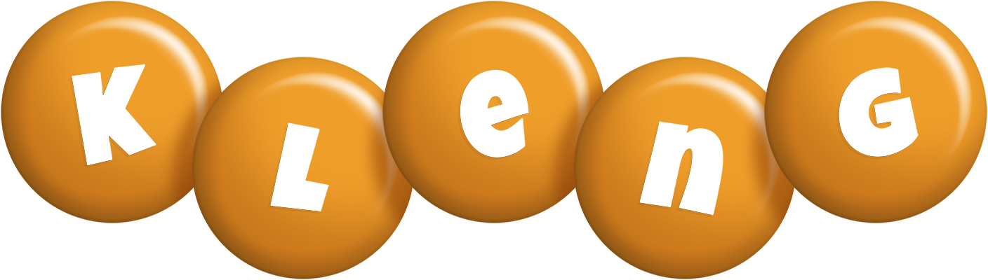 Kleng candy-orange logo