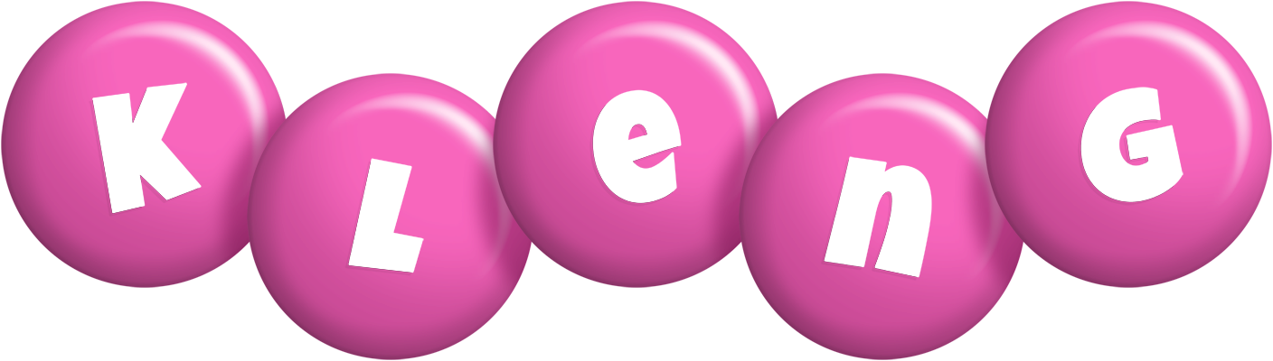 Kleng candy-pink logo
