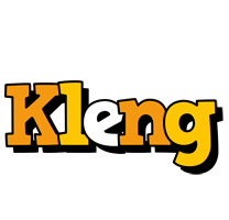 Kleng cartoon logo