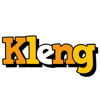 Kleng cartoon logo