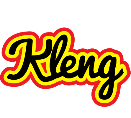 Kleng flaming logo
