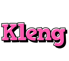 Kleng girlish logo