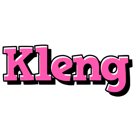 Kleng girlish logo