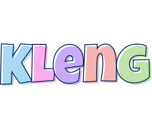 Kleng pastel logo