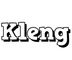 Kleng snowing logo