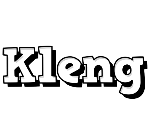 Kleng snowing logo