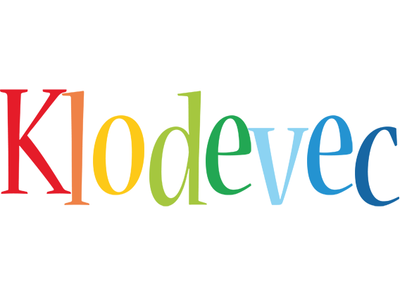 Klodevec birthday logo