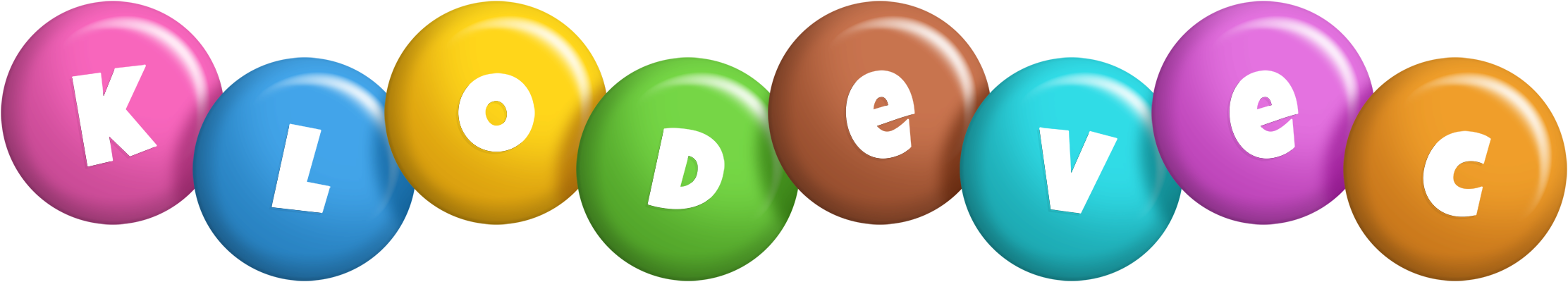 Klodevec candy logo