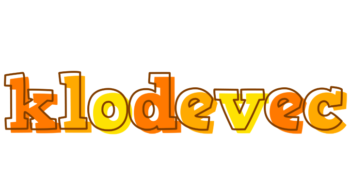 Klodevec desert logo