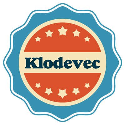Klodevec labels logo