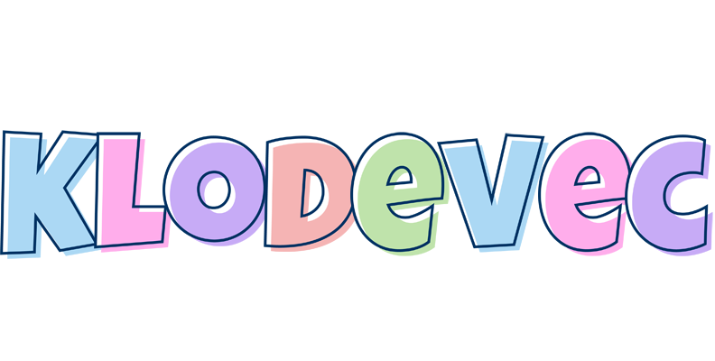 Klodevec pastel logo