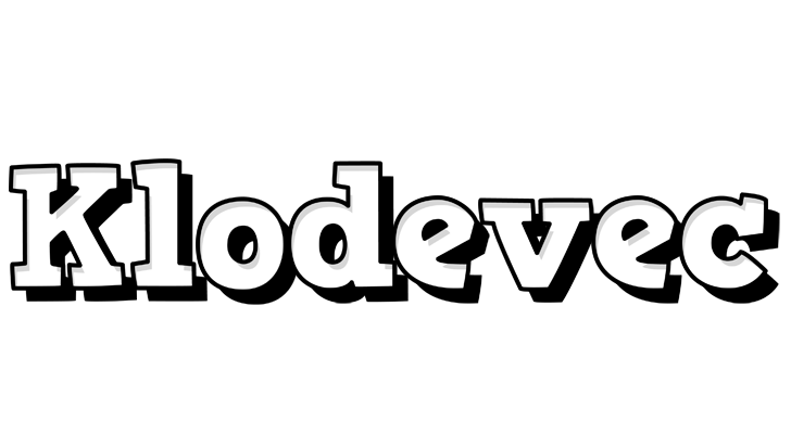 Klodevec snowing logo