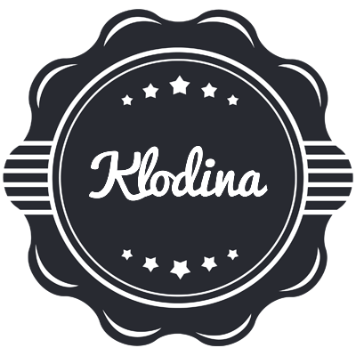 Klodina badge logo