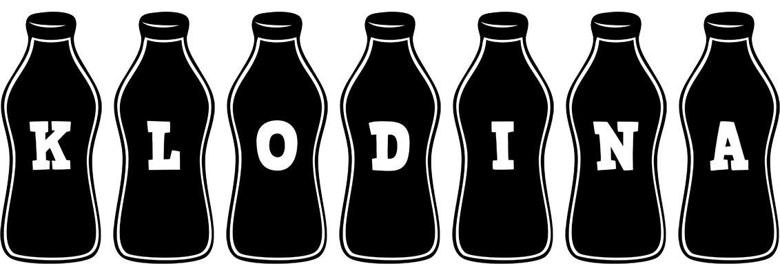 Klodina bottle logo
