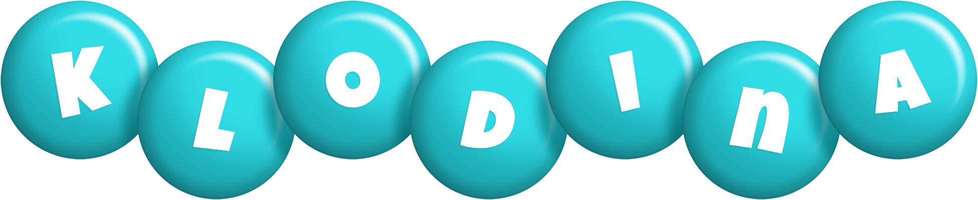Klodina candy-azur logo