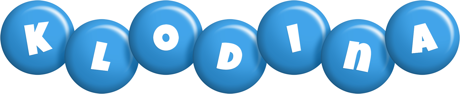 Klodina candy-blue logo
