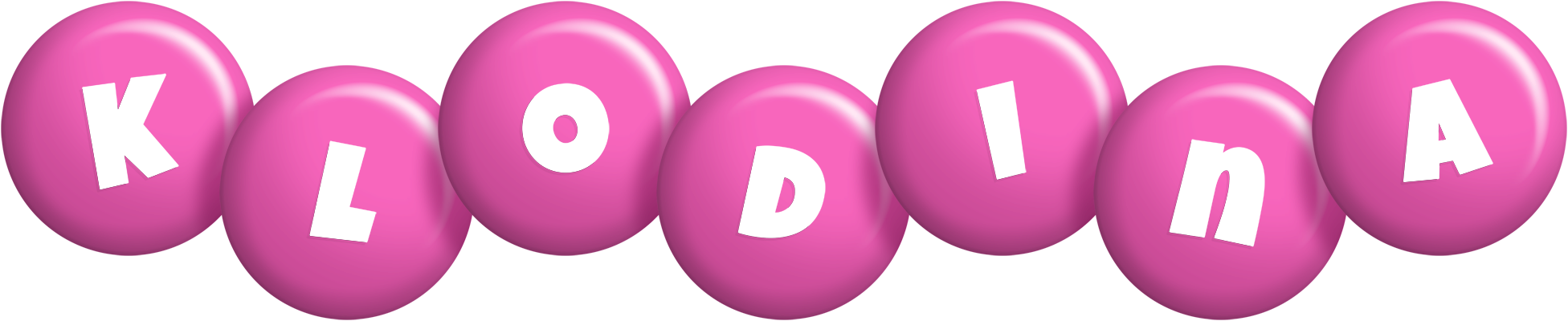 Klodina candy-pink logo
