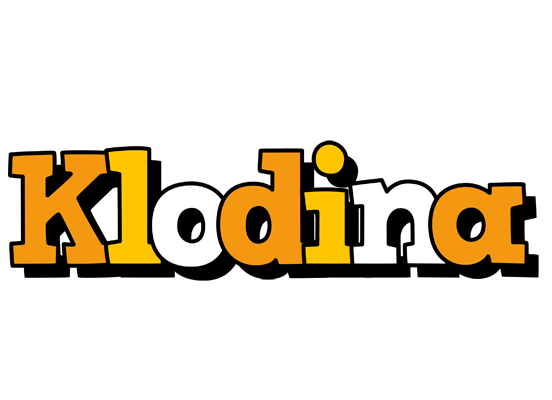Klodina cartoon logo