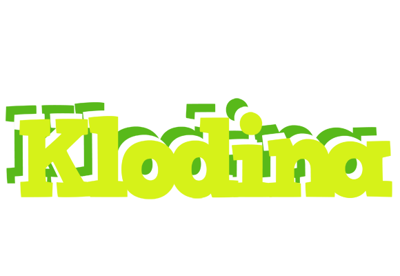 Klodina citrus logo