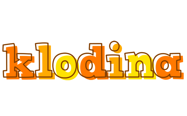 Klodina desert logo
