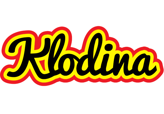 Klodina flaming logo