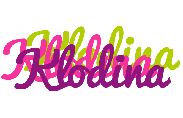 Klodina flowers logo