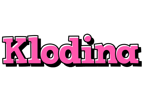 Klodina girlish logo