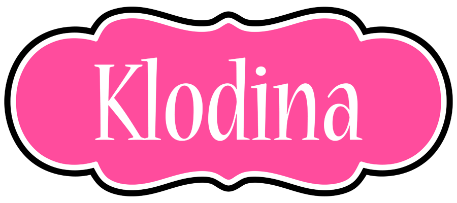 Klodina invitation logo