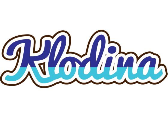 Klodina raining logo