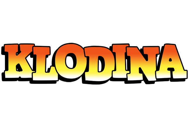 Klodina sunset logo