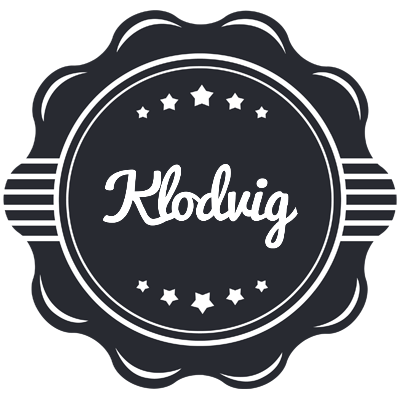 Klodvig badge logo