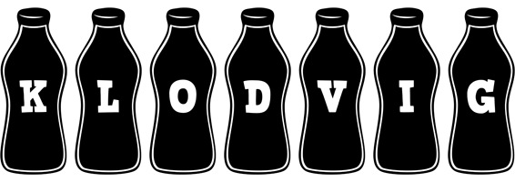 Klodvig bottle logo