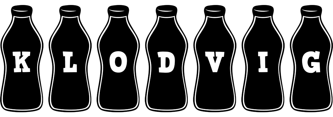 Klodvig bottle logo