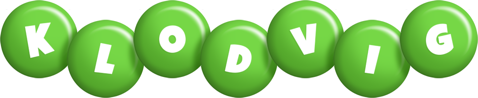 Klodvig candy-green logo