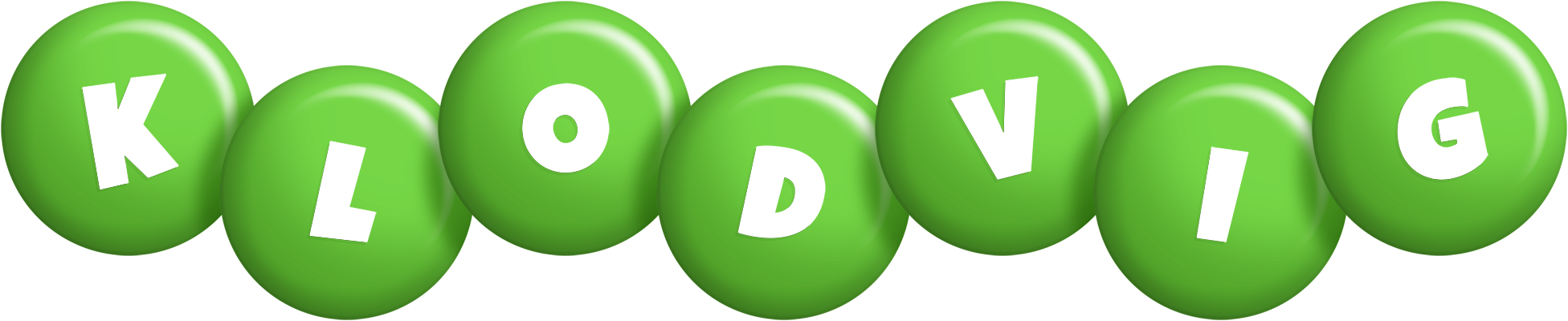 Klodvig candy-green logo