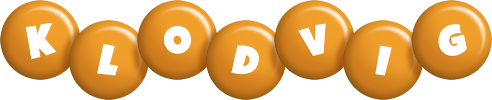 Klodvig candy-orange logo