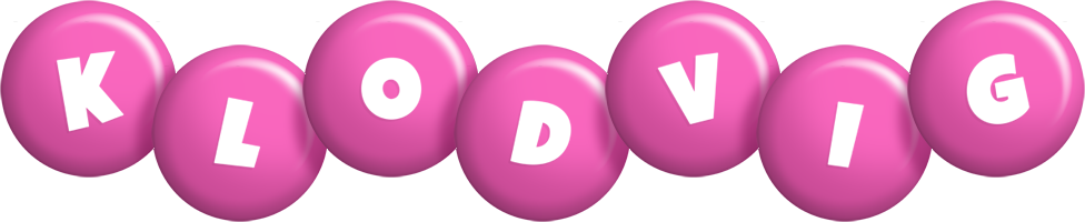 Klodvig candy-pink logo