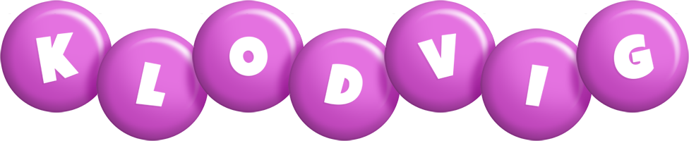 Klodvig candy-purple logo